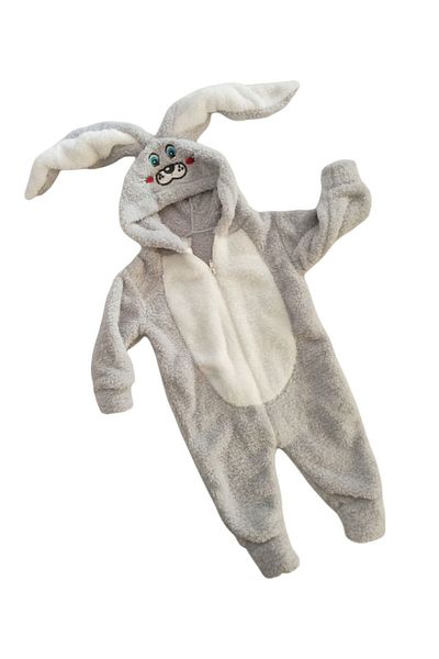 nurcix baby Bebelop Baby Blue Rabbit Welsoft Jumpsuit