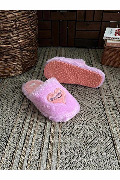 Behtah Kundura Пухнасті жіночі домашні капці - з фігуркою серця, пухнасті, весільний набір