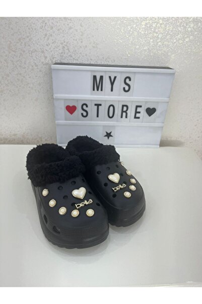 Akınal Bella Γυναικείες χειμερινές παντόφλες Stoned Black, στενή εφαρμογή, προτιμήστε ένα νούμερο μεγαλύτερο