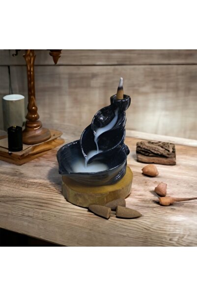 Nane Hediyelik Üçlü Yaprak Geri Akış Tütsülük