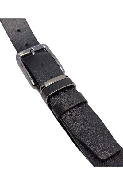 Karalı Deri Men's Belt, Genuine Leather, Suitable for Jeans and Canvas Pants