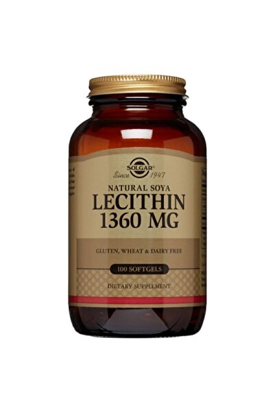 Solgar 100 Capsules Lecithin 1360 Mg