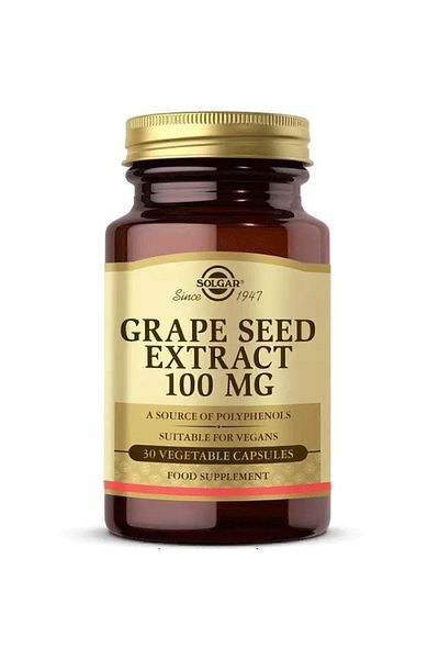Solgar Grape Seed Extract - 100 Mg 30 Tablets