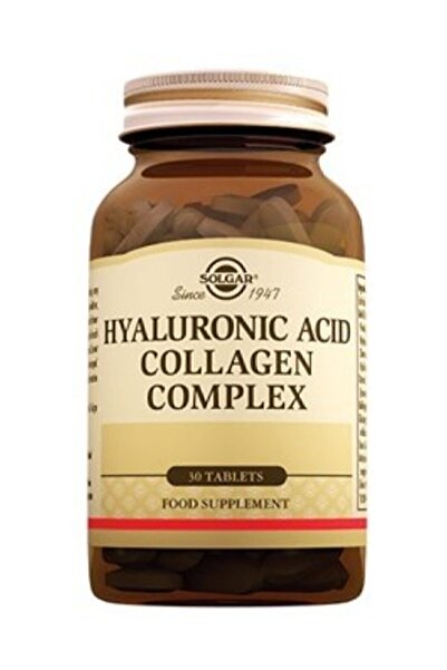 Solgar Hyaluronic Acid Collagen Complex 120 Mg - 30 Tablet