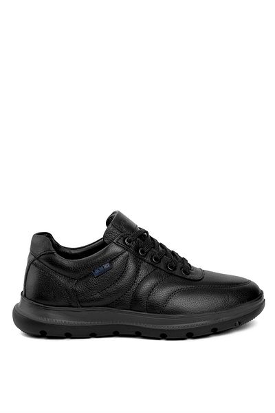 MARCOMEN 152-20023 Black Men's Genuine LeatherCasualShoes