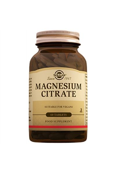 Solgar Magnesium Citrate 200 Mg 60 Tablets Mineral