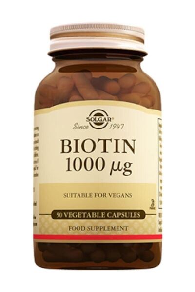Solgar Biotin 1000 Mcg 50 Bitkisel Kapsül