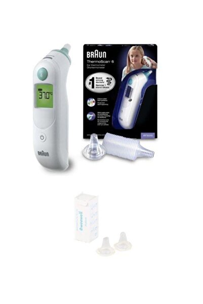 Braun Thermoscan Kulaktan Ateş Ölçer + 40 Adet Weewell Yedek Filtre Hediyeli