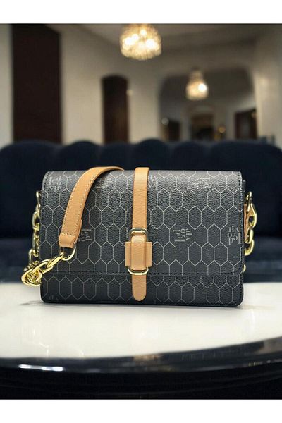 Levidor Faux Leather Special Color Shoulder Bag - Hand and Arm Detail, 930090