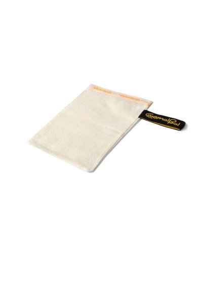 CaramelPeel 3-Piece Medium Thickness Bath Scrub Gloves for Exfoliating Dead Skin, Purifying Hammam Spa Body Care Gloves
