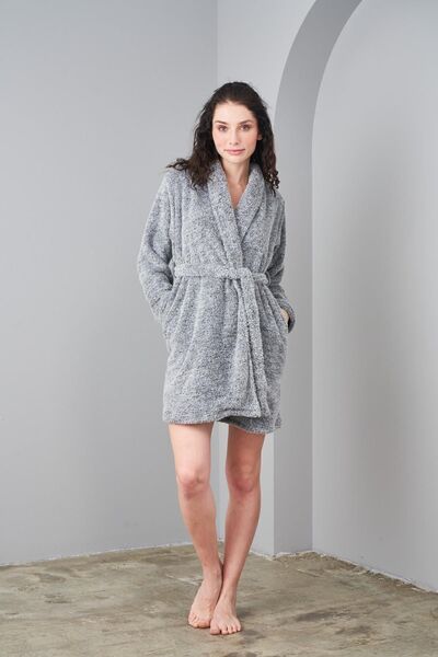 PJS 24597 Kadın Welsoft Sabahlık