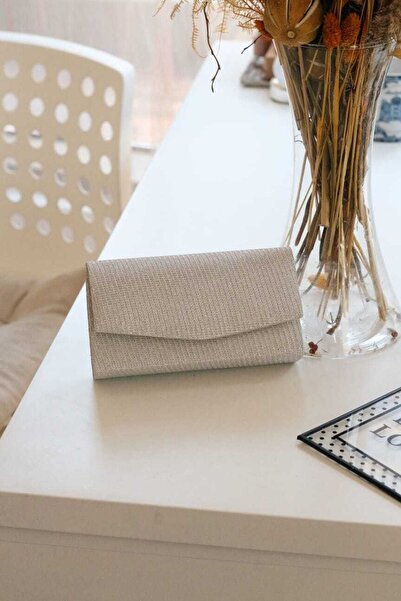 Moom Bag Dámská třpytivá stříbrná taška přes rameno Mini Box