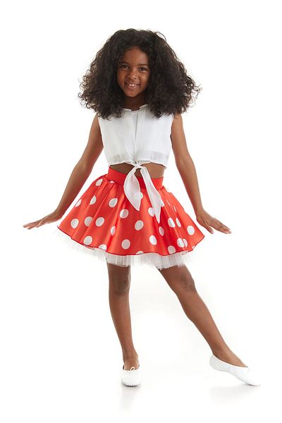 Tameris Kostüm Girl's Polka Dot Red and White Dance Costume - April 23 Outfits