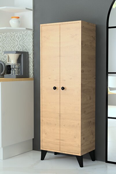 MOBİLİQUE Venedik 6Raflı Mutfak Dolabı (Çam-Çam)