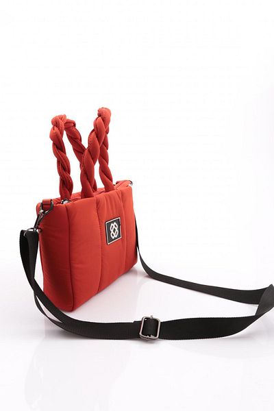 DGN Brick Color Women's Hand and Shoulder Bag - 11282334435102