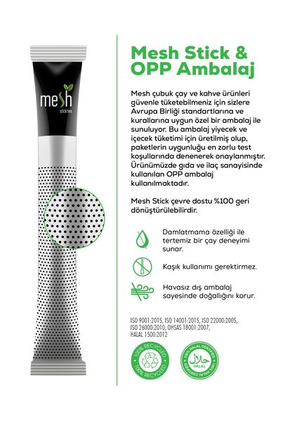 Mesh Stick Orman Meyveli Bitki Çayı Karışık Meyve Çayı 16'lı 2 gr