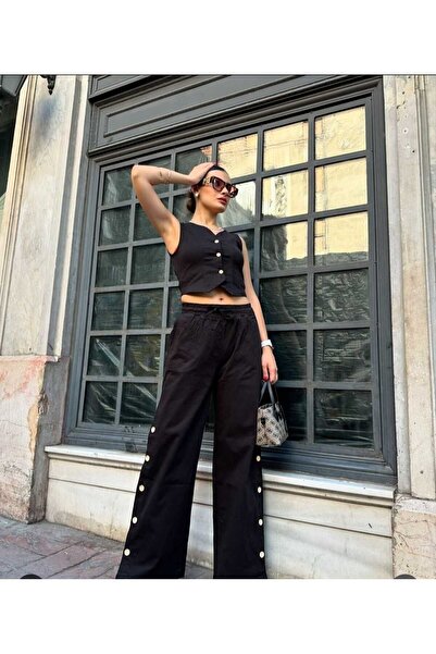 More Linen Vest with Pants Suit