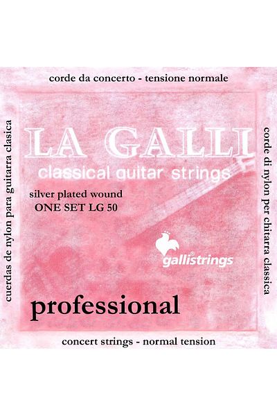GALLİ Lg-50 Classical Guitar String Set Normal Tension-Italian Quality