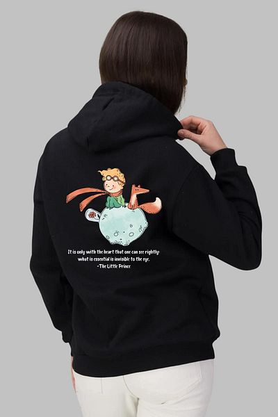 Nyda Collections Unisex Μαύρη ζακέτα Oversize - Τσέπες, φερμουάρ, 3 κλωστές Χειμερινό μπουφάν από βαμβάκι