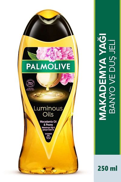 Palmolive 250 ml Macadamia Luminous Oils - Peony Extract Shower Gel