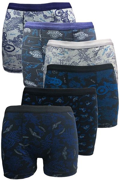 CUBBUX 6 Ανδρικά Boxers - Πολύχρωμα και Μικτά Μοτίβα