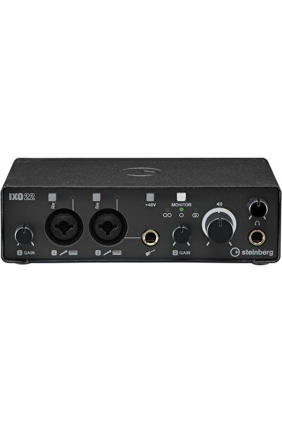 Steinberg Ixo22 - Mobil Uyumlu 2x2 Usb Ses Kartı (SİYAH)