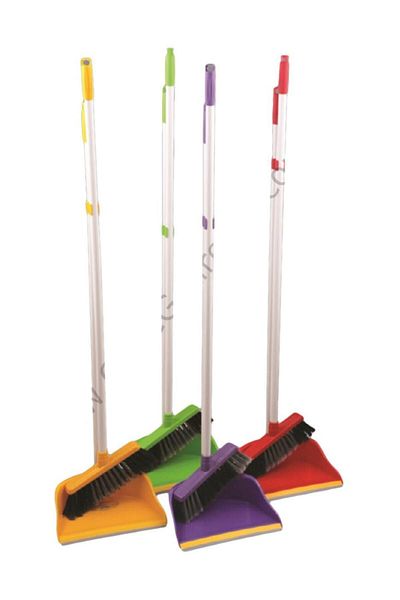 Ceyhanlar Ceymop Handle Dustpan Broom Mixed 1 Piece