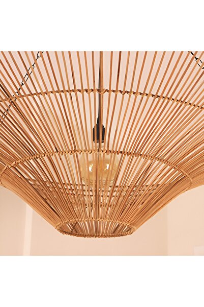 VİSENTE HOME Rattan Avize Dev Avize