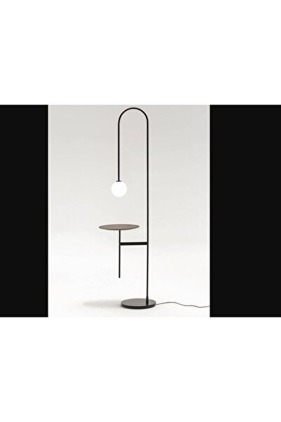 KARACA DESİGN Siyah Sehpalı Tasarım Lambader