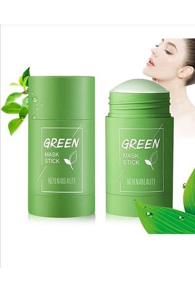 NİYENABEAUTY Blackhead Mask with Green Tea Extract - Green Stick