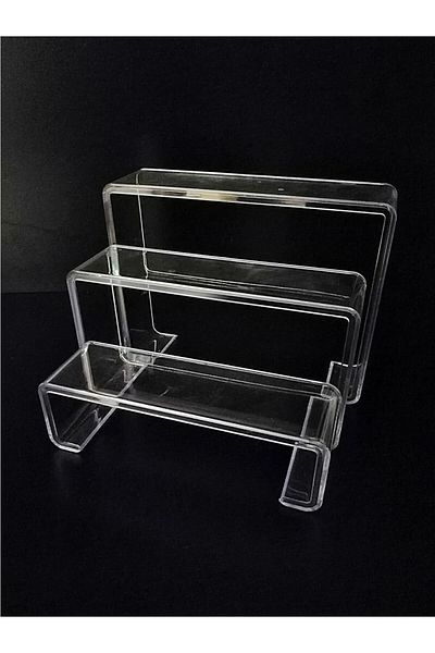 Acar Raf Διαφανές Σετ Σκάλας 3 τεμαχίων από Plexiglass - Βάση παπουτσιών