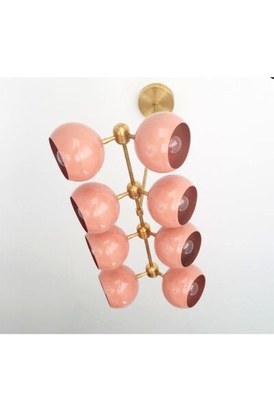 KARACA DESİGN Pembe-gold Sarkıt Avize
