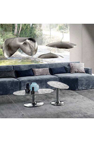 VİSENTE HOME Dövülmüş Sarkıt Pirinç Seti - El Yapımı Avize