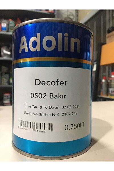 ADOLİN Dekoratif Boya - Metalik Bakır - Ahşap Metal Varak Boyası - Decofer