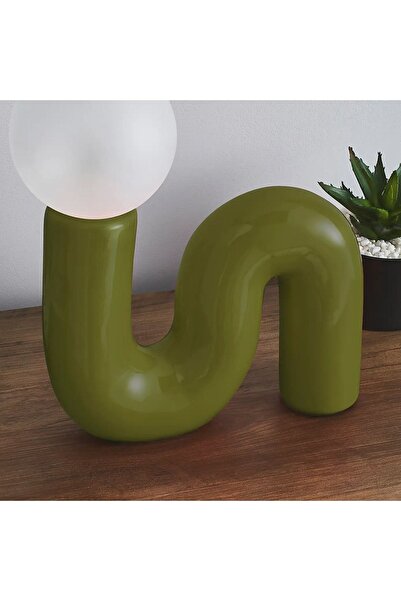 VİSENTE HOME Sero Masa Lambası Kıvrık Modern Abajur