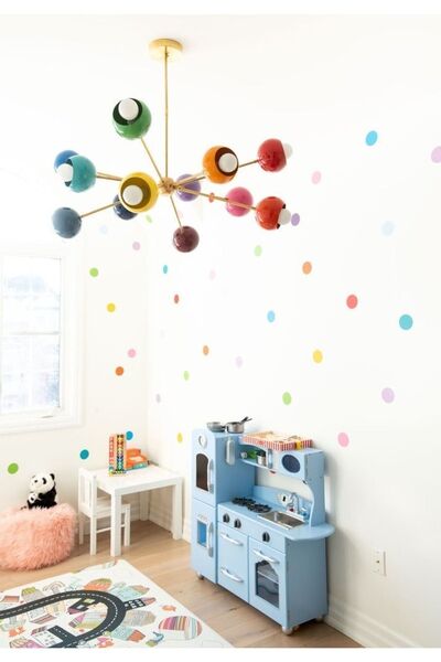 VİSENTE HOME Renkli Tarz Avize Çocuk Yatak Odası Için / Colorful Style Chandelier For Children's Bedroom
