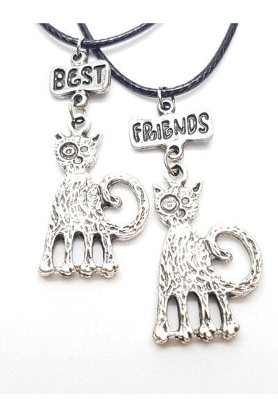 TUNA TAKI & AKSESUAR Best Friends Bff Necklace - Surreal Cats Dating