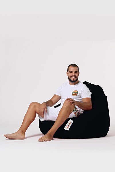 EARMUT Premium Xxl Armut Koltuk Siyah