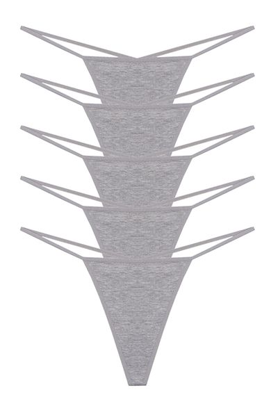 riways secret Cotton Rope Thong 5 Pack