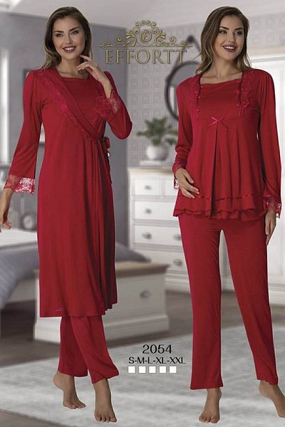 Effort Pijama Set pijama de maternitate cu halat