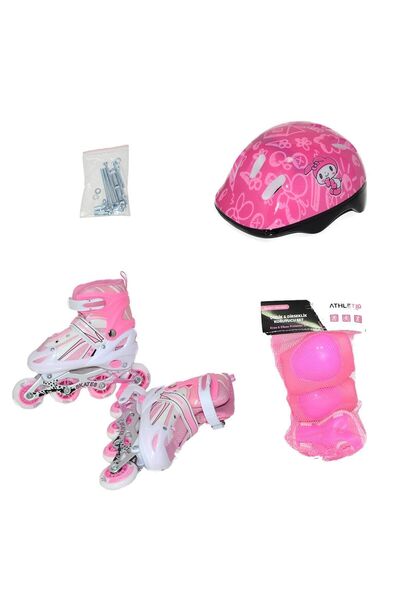 Cici Oyuncak Unisex Çocuk Pembe Alüminyum Gövde Ortopedik Işıklı Koruyucu Ful...