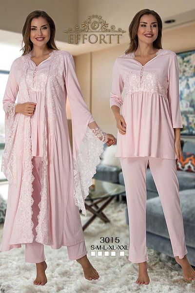 Effort Pijama Σετ πιτζάμες εγκυμοσύνης με ρόμπα