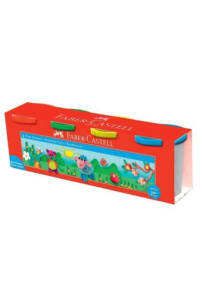 Faber Castell 4-Color Classic Play Dough