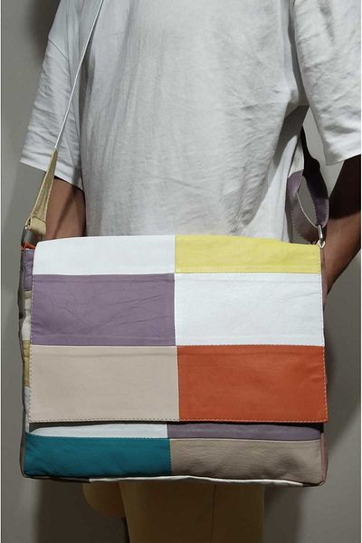 atter Geantă unisex din piele naturală - 28cm x 35cm