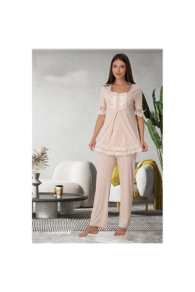 Effort Pijama Effortt Maternity Pajama Set with Breastfeeding Feature