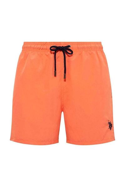 U.S. Polo Assn. Pánské oranžové středně velké mořské šortky s bočními kapsami 24D.2Z.ET.1.AG.0R.OU.0.P.KM.0.ZA