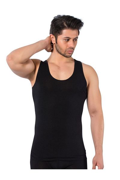 LÜXDRM 3900 1 Piece, Comfortable Lycra, Bamboo Fabric, Men's Tank Top
