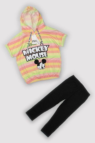 Peki Cotton Striped Little Mouse and Leggings Set for Girls - Add 5 Pay 4 Summer 14691