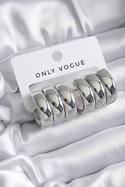 Only Vogue 2 Yıl Garanti Belgeli Çelik Yalı Çapkını Pelo Küpeler
