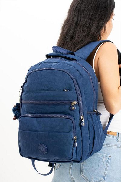 Baginn Lightweight Clinker Fabric Women's Backpack with Laptop Compartment - 40*30 cm